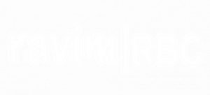 white ravim logo