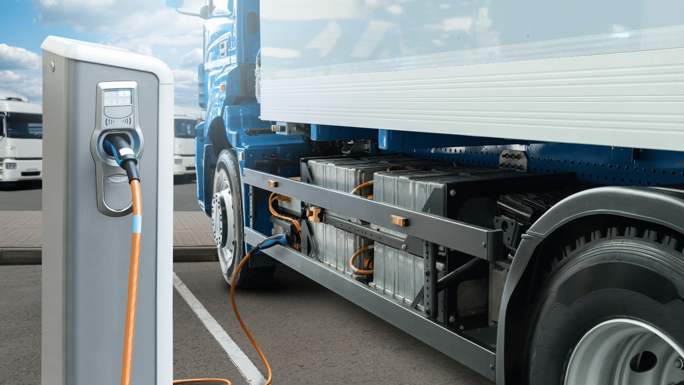 Truck charging image