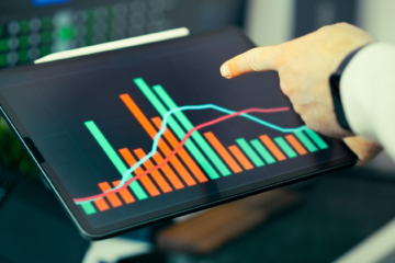financial graph image